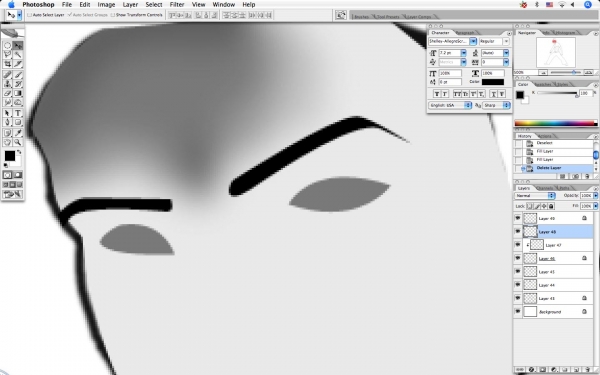 Creation of Narutric (fighter): Step 3